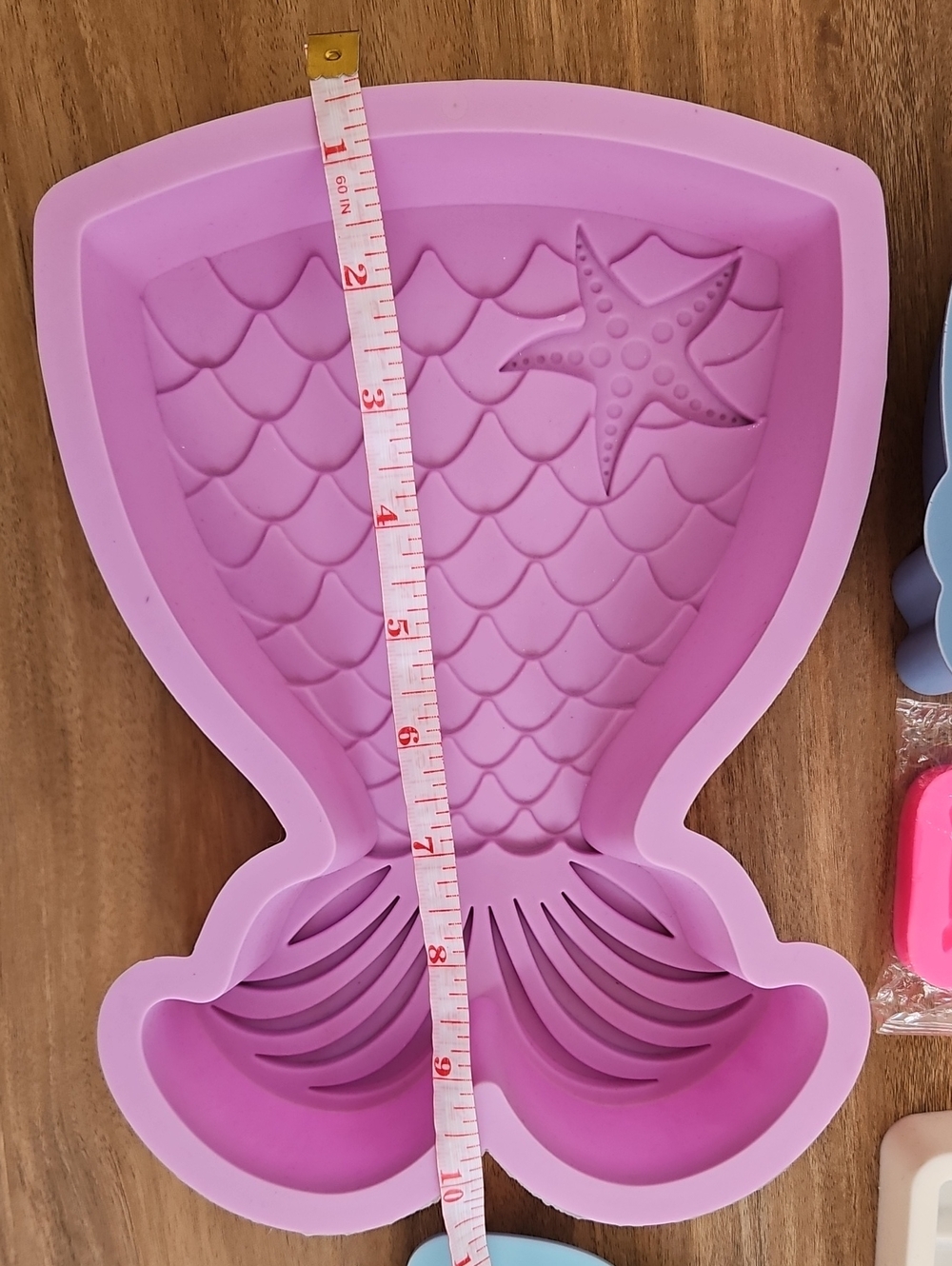 Silicone Mermaid & Rainbow Party Mold Set - Pink, Blue, White, Yellow - Picture 2 of 5